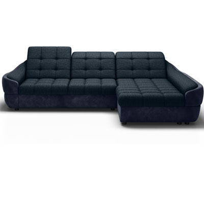 Dark corner sofa