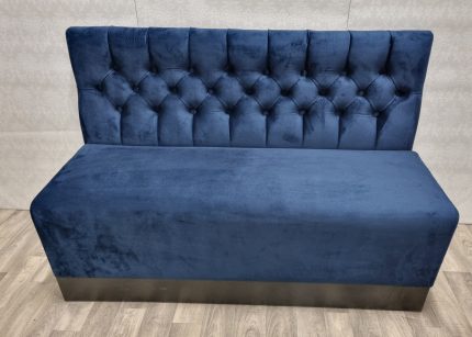 Soft restaurant bench MVDBF 41, blue