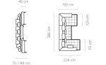 Corner sofa MVSAL 100
