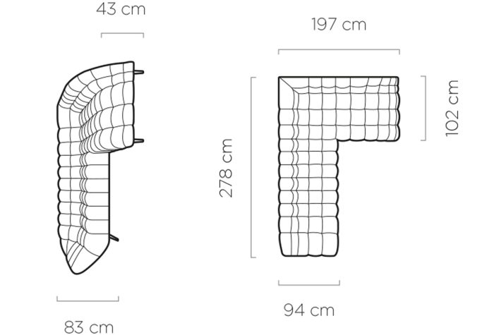 Corner sofa MVSAL 78