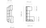 U shape sofa MVSAL 87